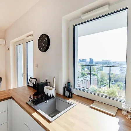Mini Penthouse With View In łódz! Free Parking Apartamento *