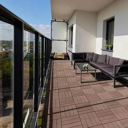 Mini Penthouse With View In Lodz! Free Parking Apartament Łódź