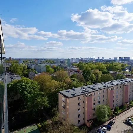 Mini Penthouse With View In Lodz! Free Parking Apartament Łódź