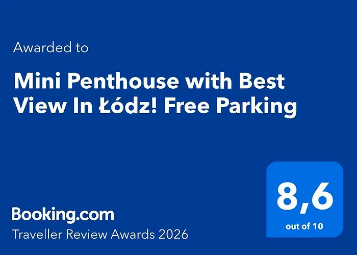 شقة Mini Penthouse With View In Lodz! Free Parking وودج